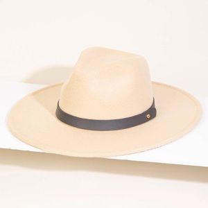 Leather Strap Hat